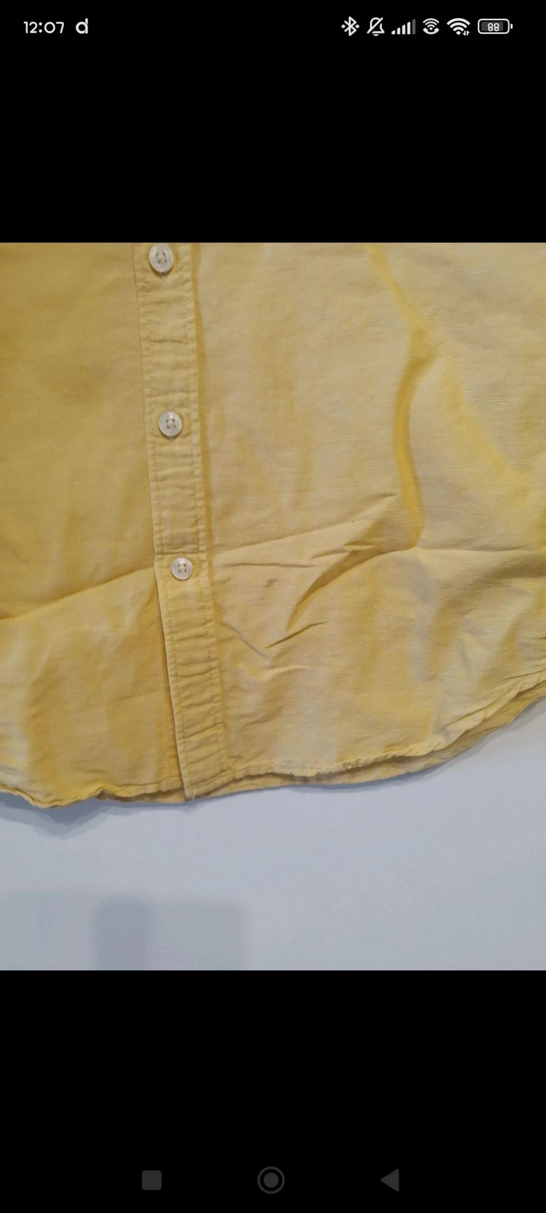 Yellow Levi's shirt size S – photo 4
